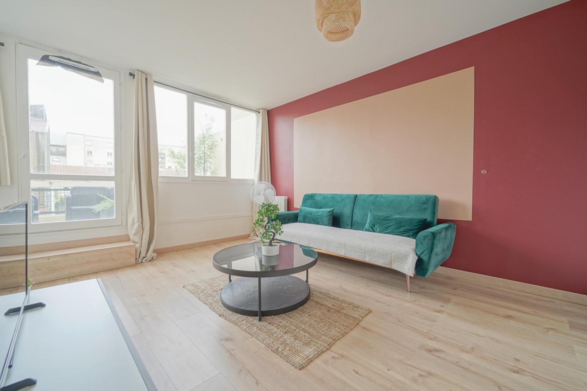 Ferienwohnung Complete 1Br With Balcony Only 5 Min. On Foot To Metro By Doorman Saint-Ouen  Exterior foto